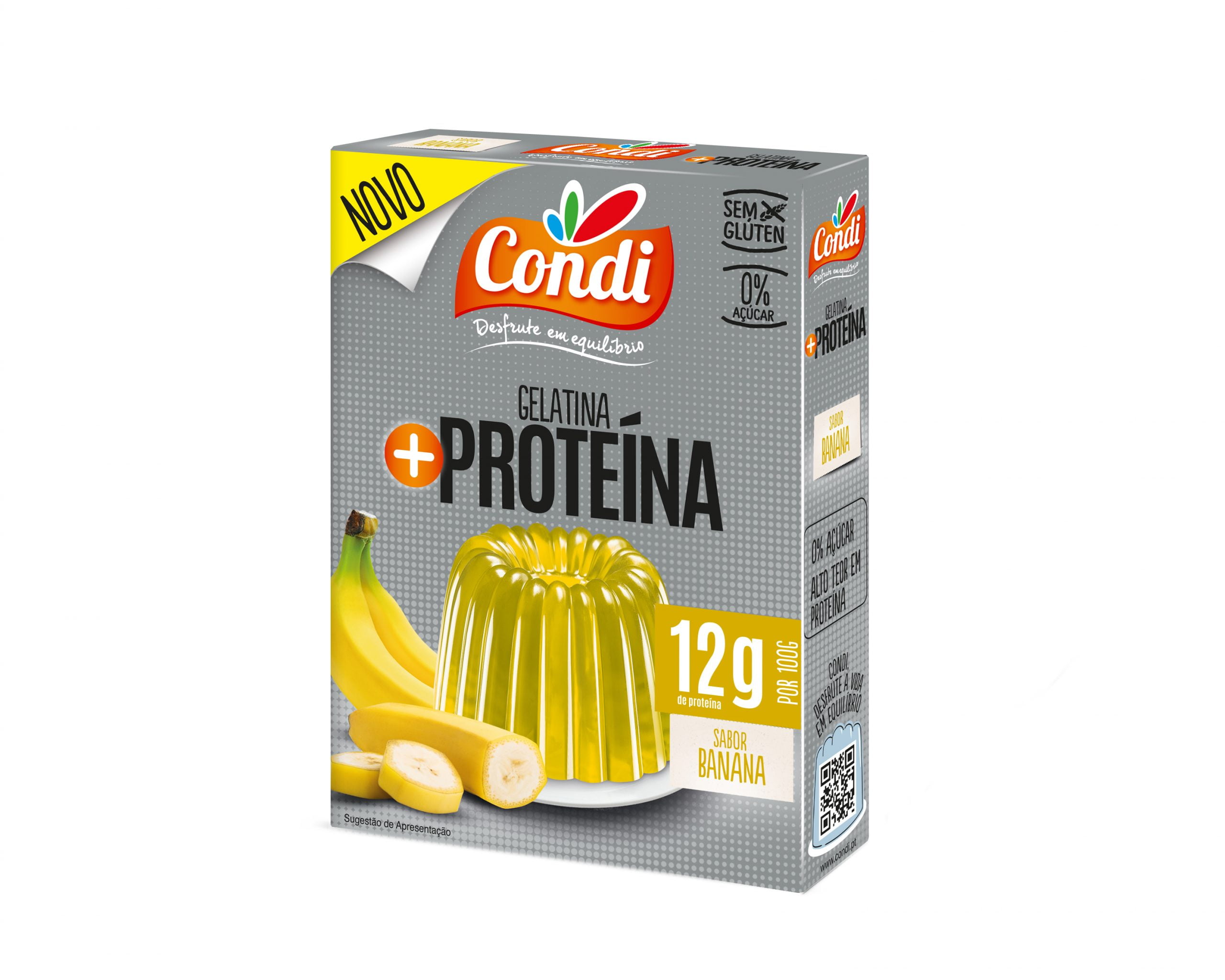 Gelatina +Proteína Banana