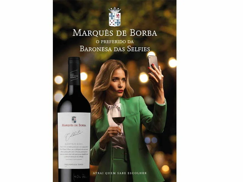 João Portugal Ramos com campanha de media para Marquês de Borba