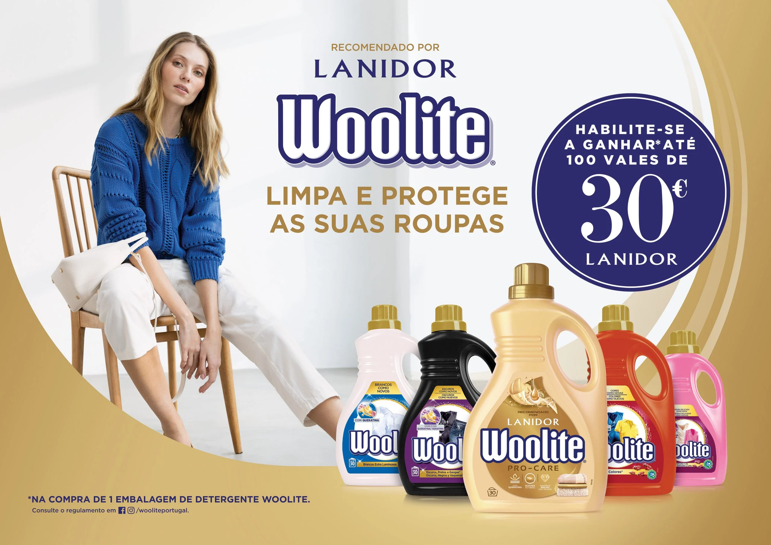 Woolite lança parceria com Lanidor