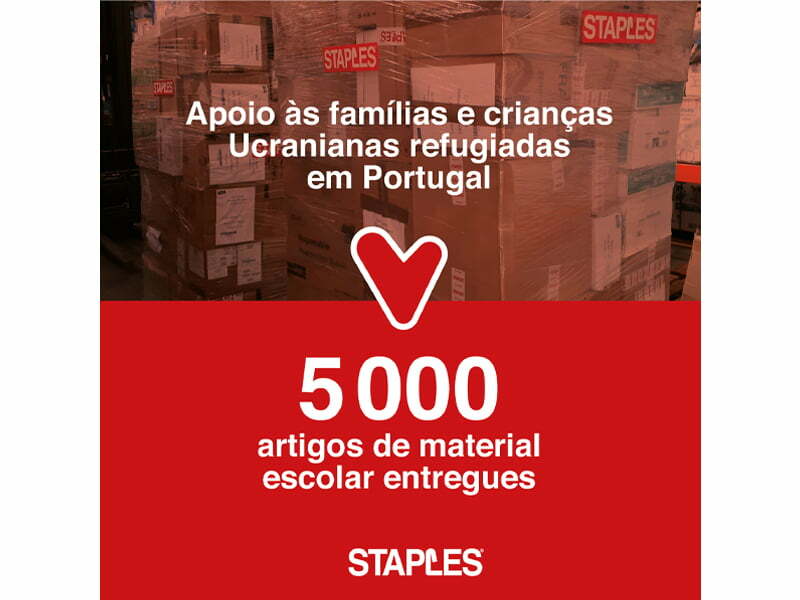 Staples doa mais de 5.000 artigos de material escolar a crianças ucranianas
