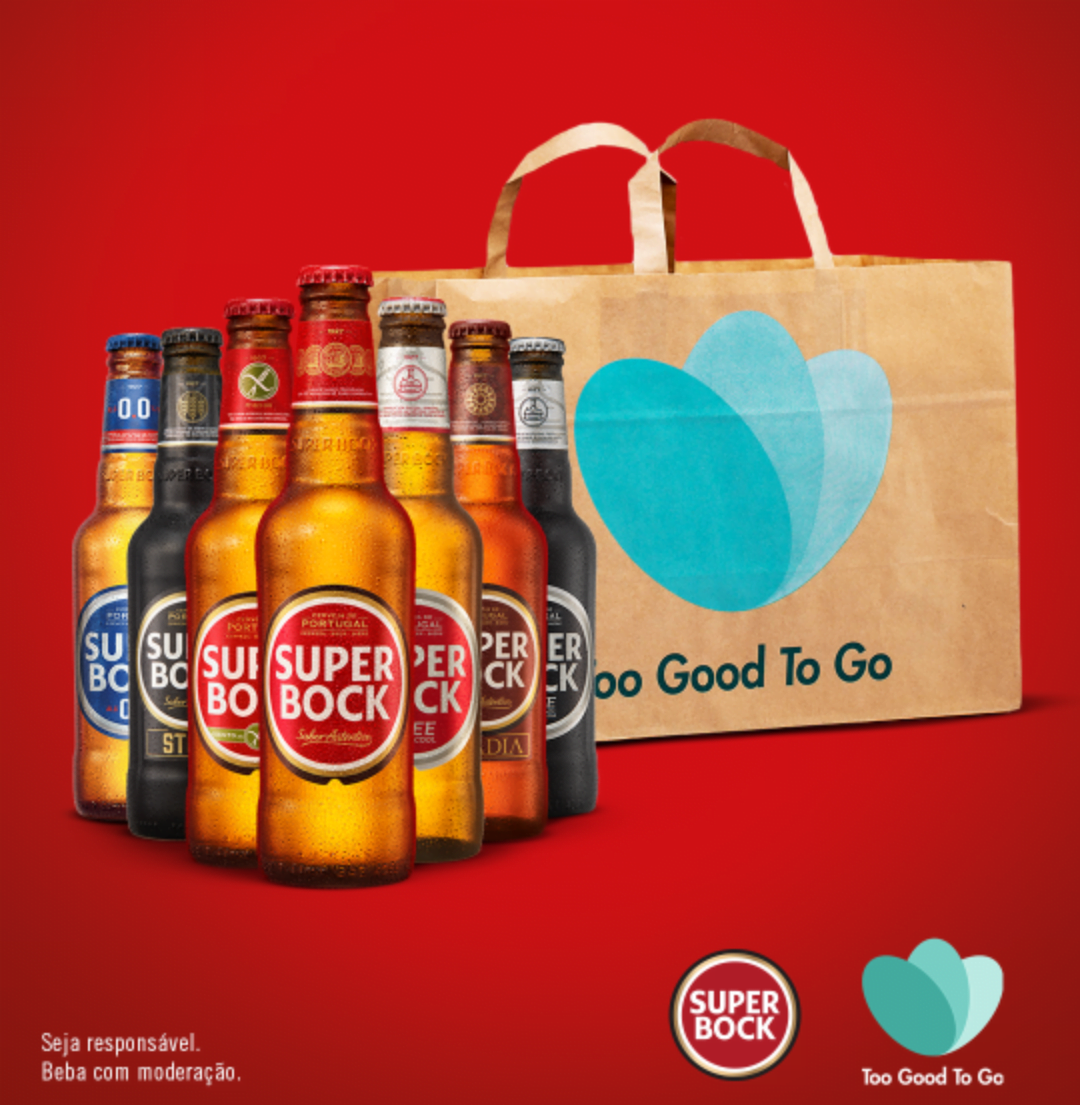 Super Bock junta-se à Too Good to Go para combater o desperdício alimentar
