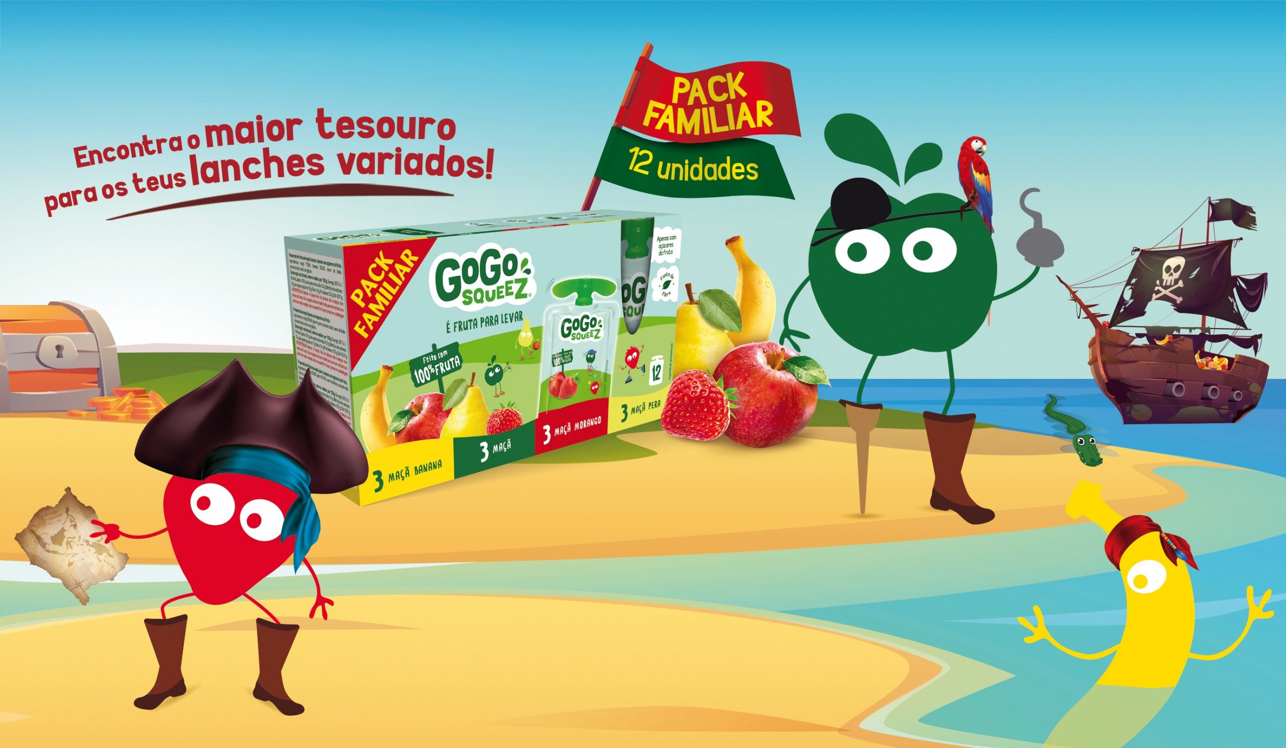 GoGo squeeZ promove pack familiar alusivo aos Super Exploradores