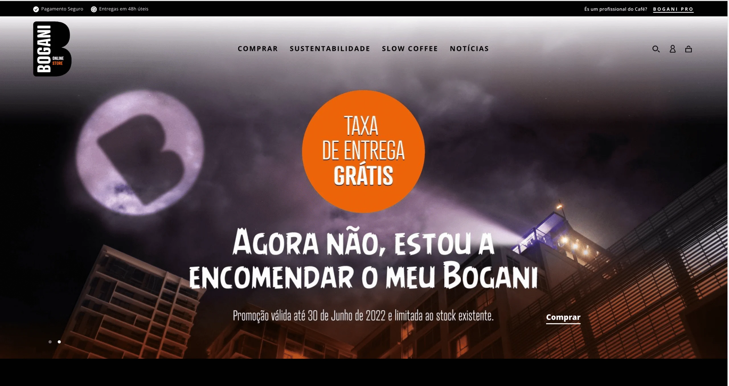 Marca de café Bogani lança loja online