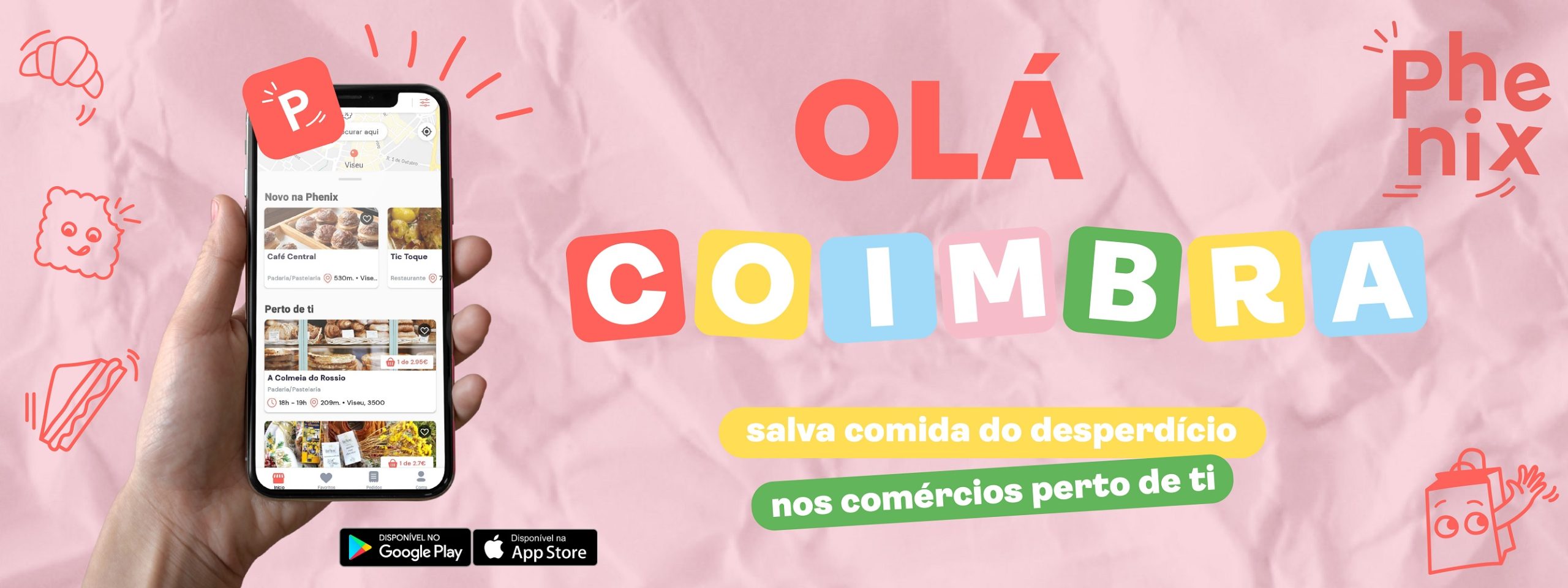 App anti-desperdício alimentar da Phenix chega a Coimbra