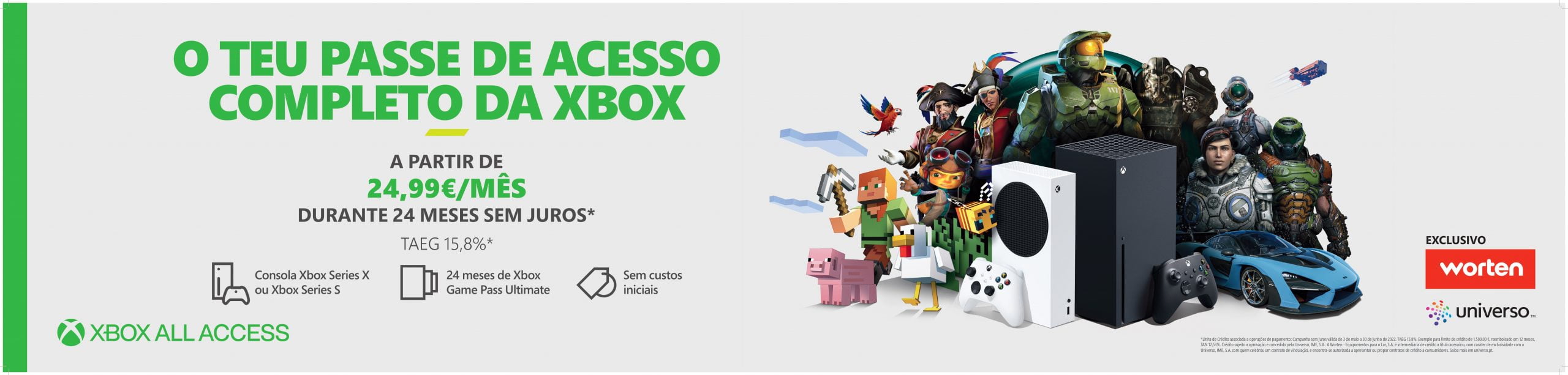 Worten lança em exclusivo Xbox All Access
