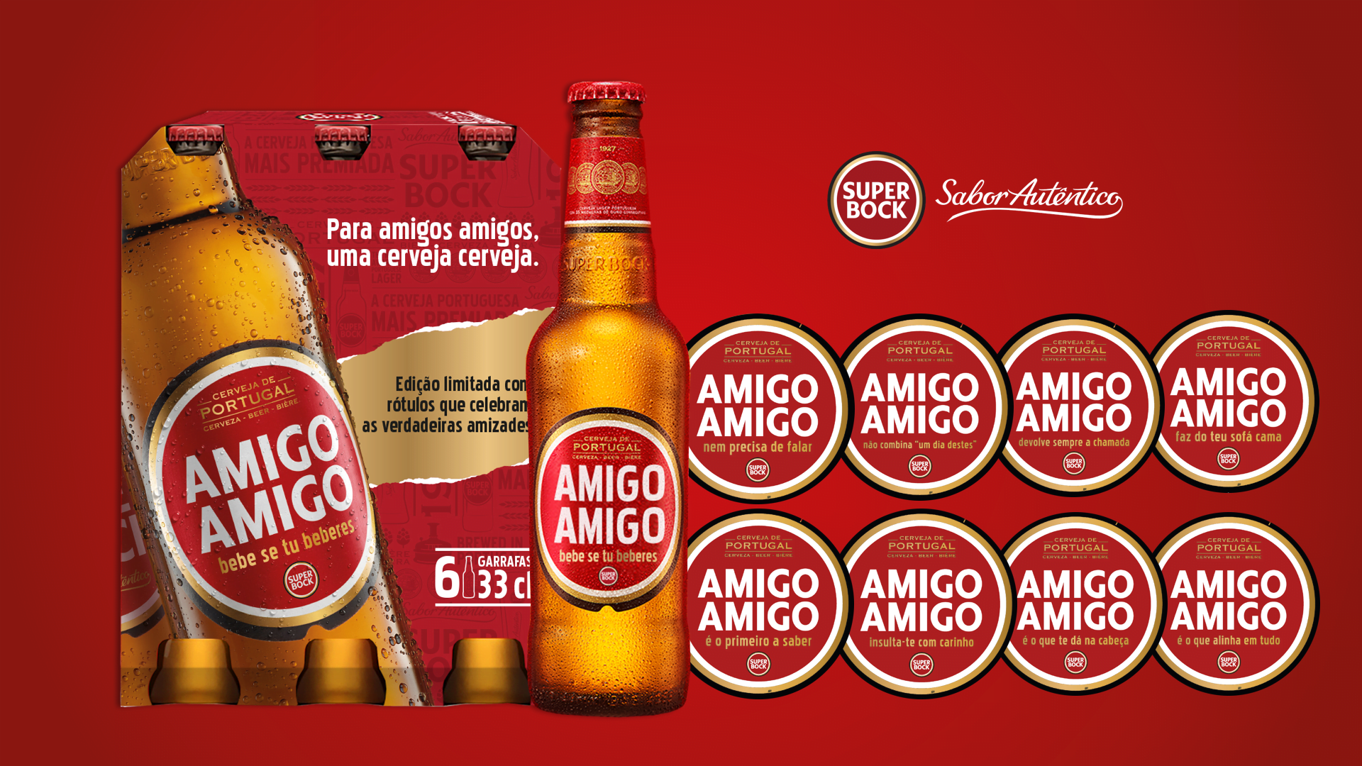 Super Bock lança edição especial com rótulos personalizados