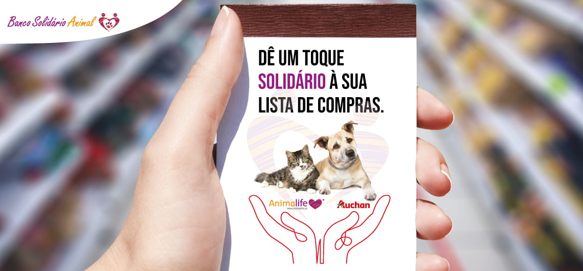 Auchan apoia Animalife com campanha solidária de norte a sul do país