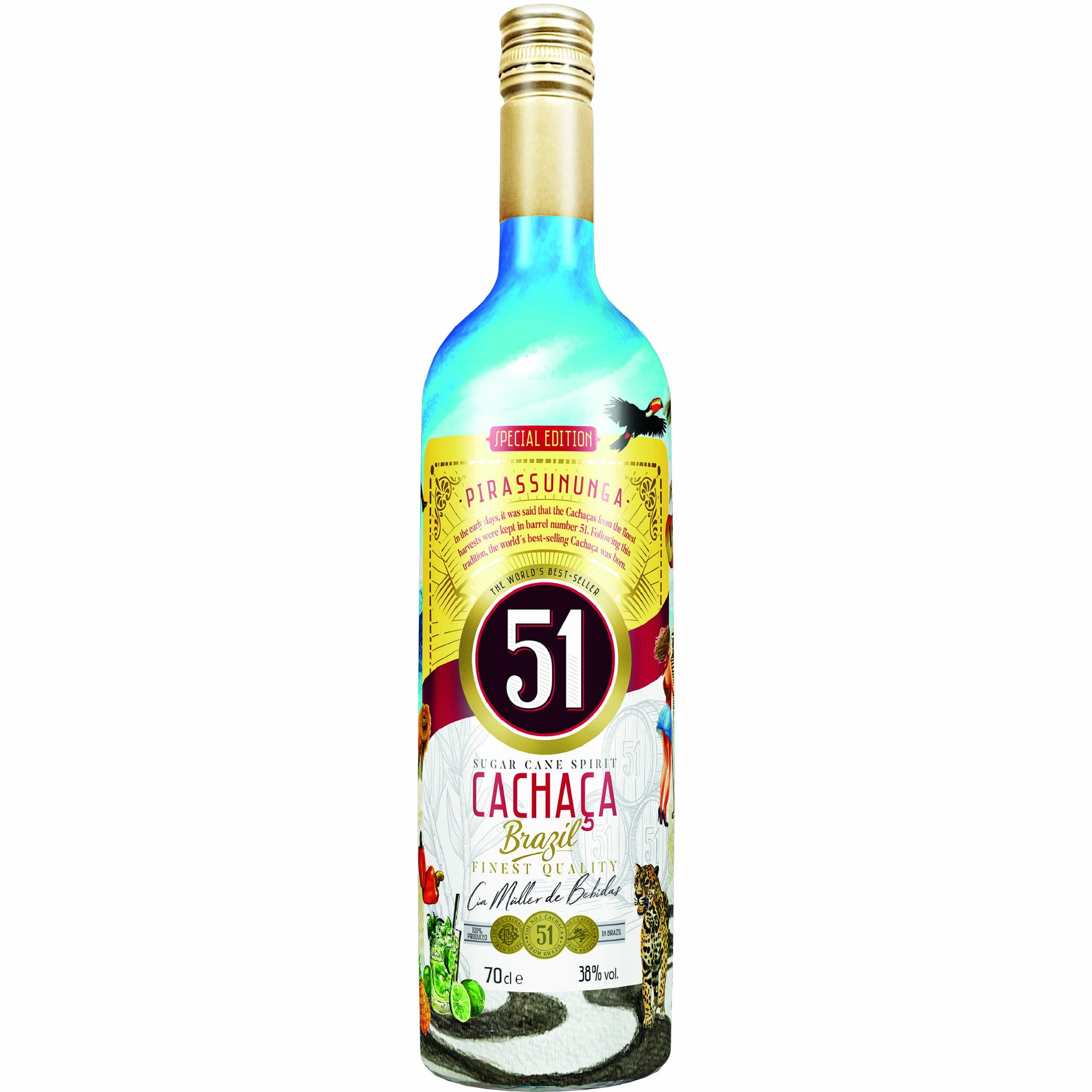 Companhia Müller lança em Portugal edição especial da Cachaça 51