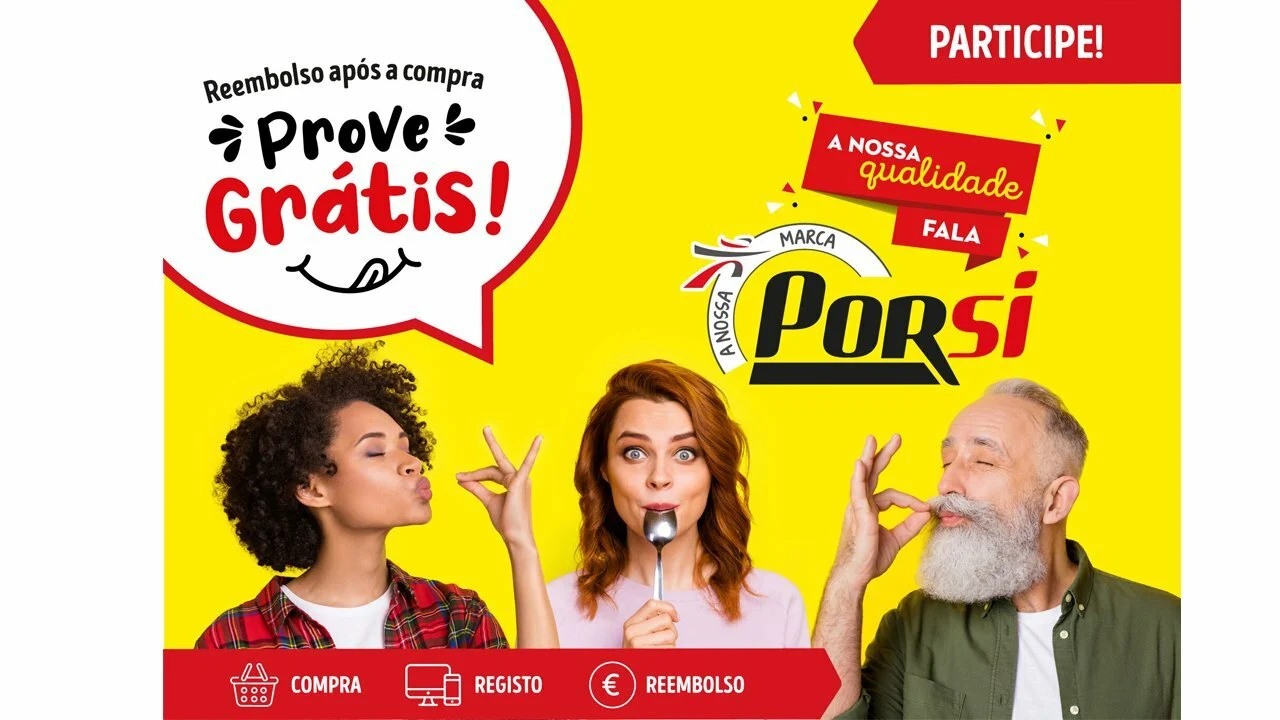 Intermarché convida consumidores a provarem gratuitamente produtos PorSi