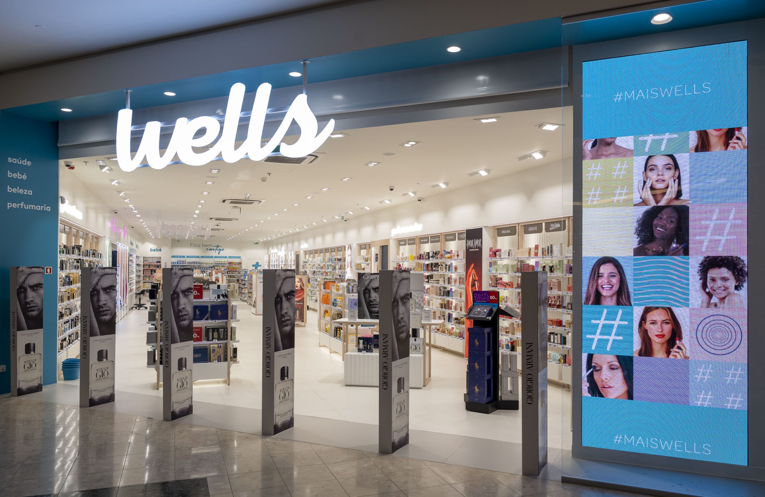 Wells chega ao Grande Porto com conceito de perfumaria e beleza