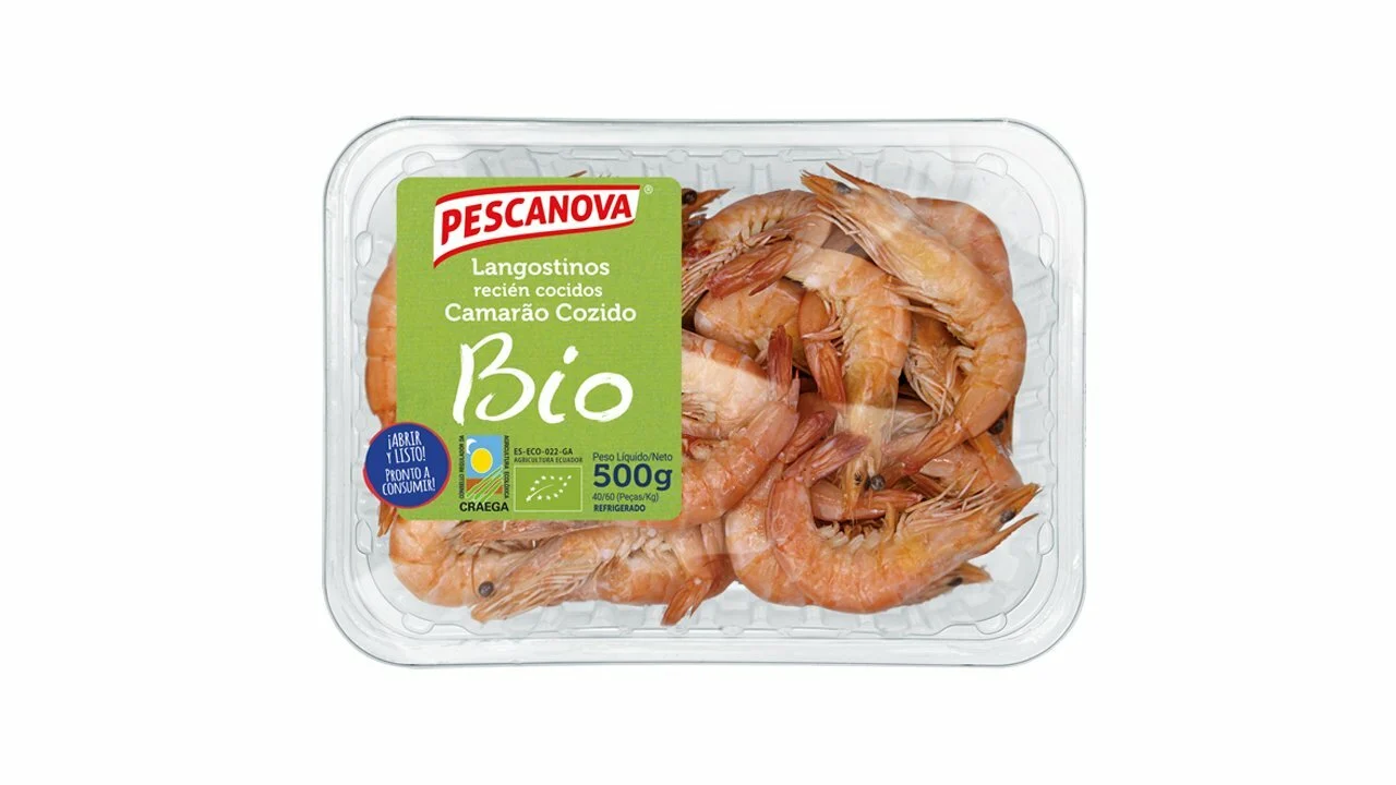 Pescanova apresenta Camarão Cozido Bio