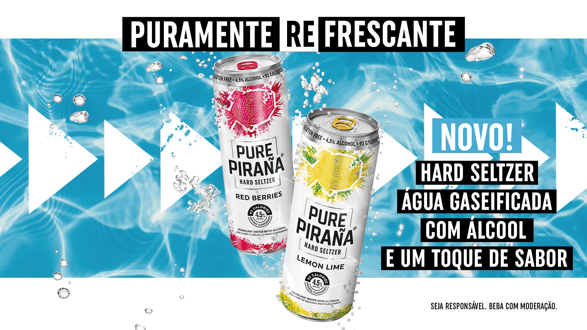Pure Piraña apresenta novos sabores em campanha 360º