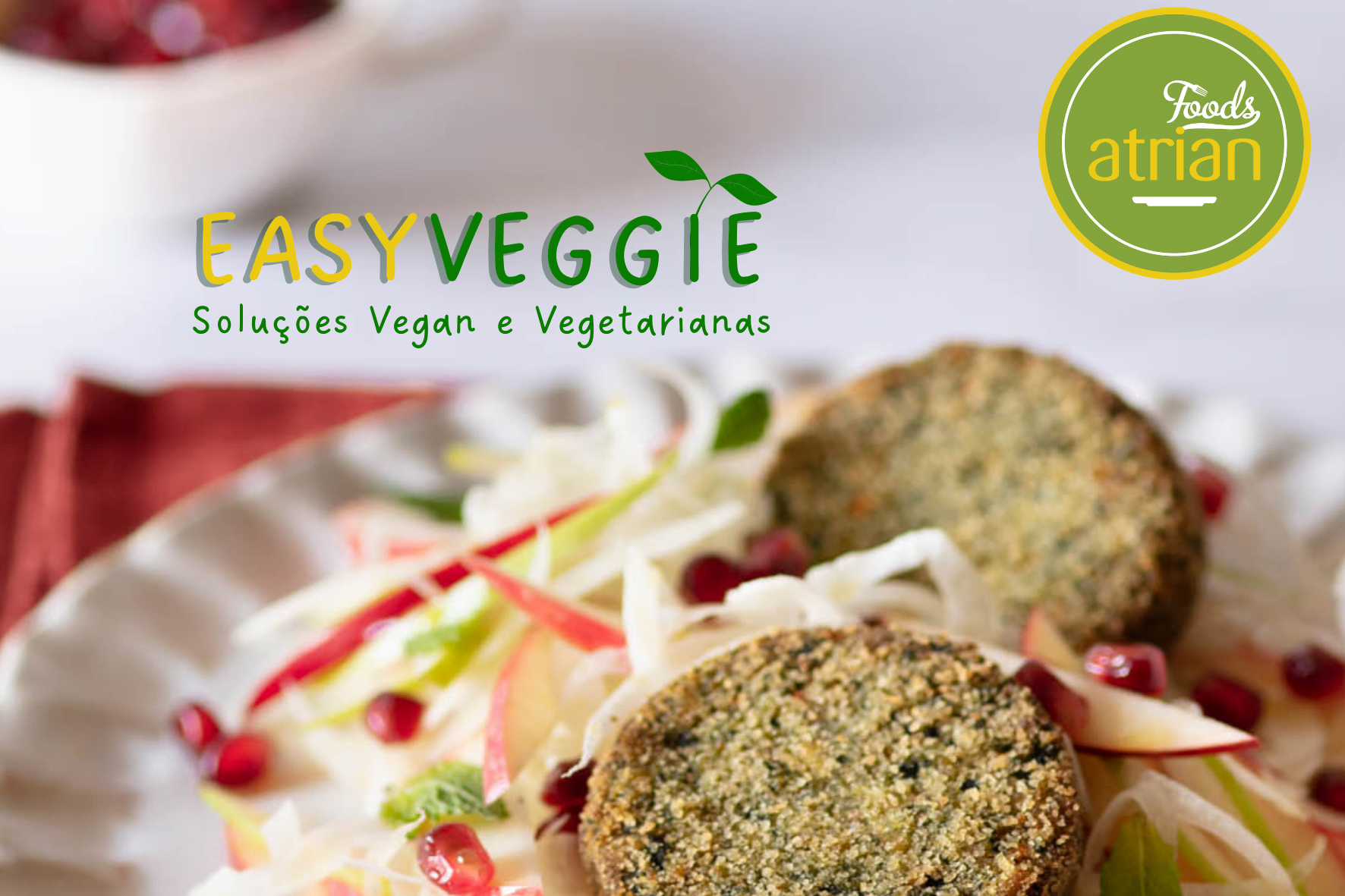 Easy Veggie é a nova gama de soluções plant-based, vegan e vegetarianas da Atrian