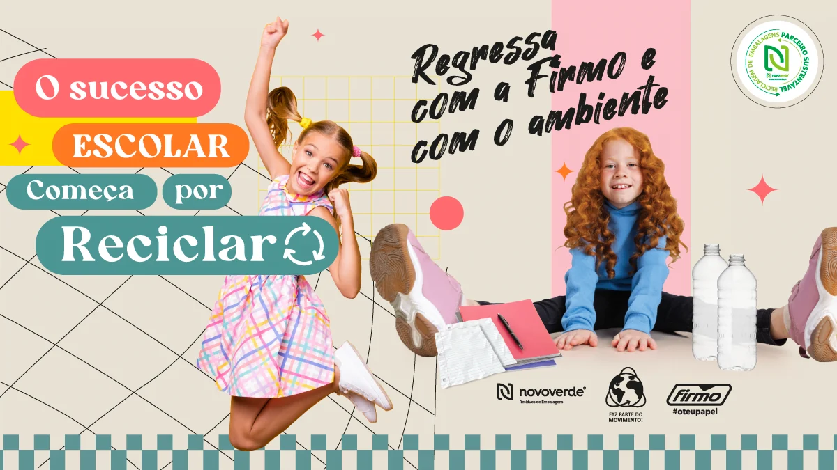 Novo Verde e Firmo desafiam famílias e alunos para um  regresso às aulas mais sustentável