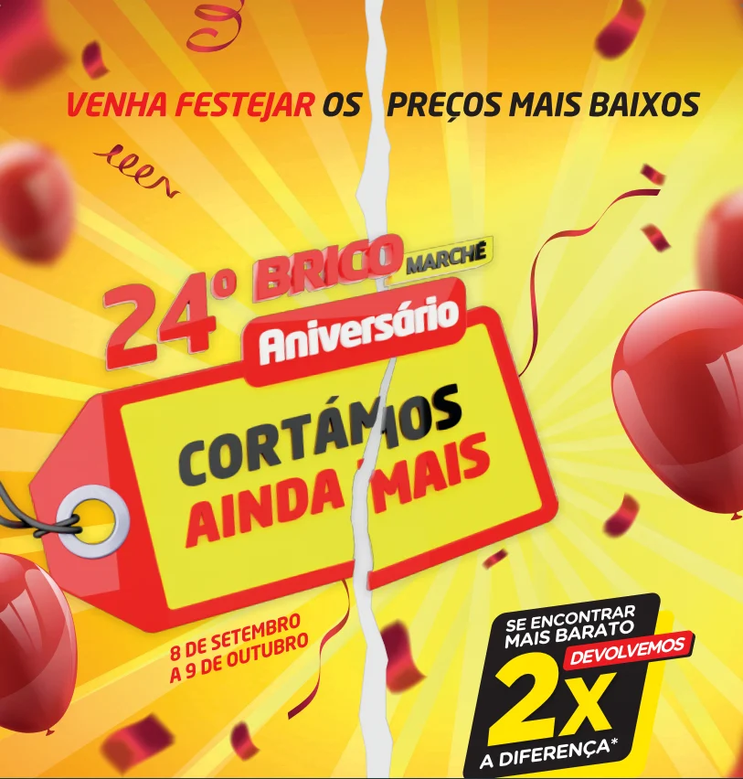 Bricomarché celebra 24º aniversário com nova megacampanha