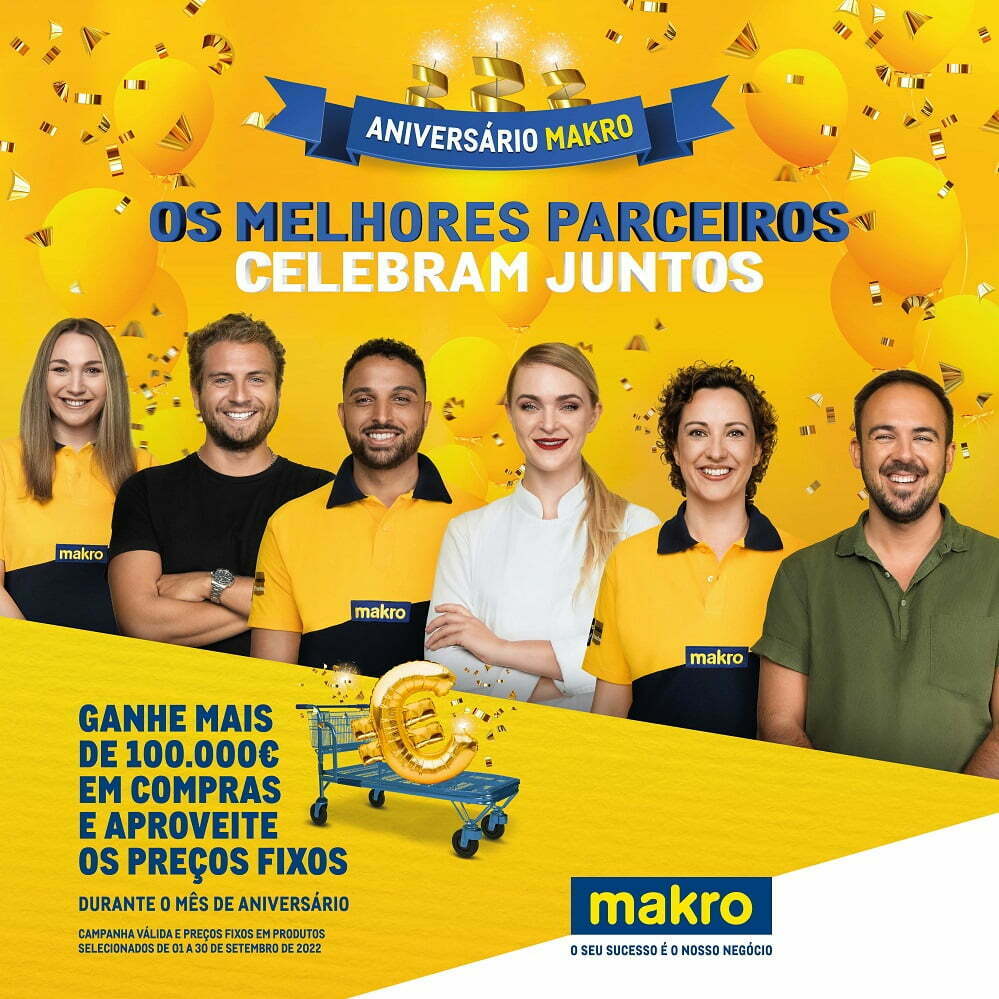 Makro Portugal celebra 32º aniversário com os seus clientes