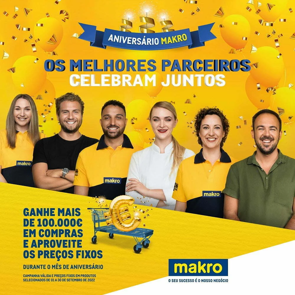 Makro Portugal celebra 32º aniversário com os seus clientes