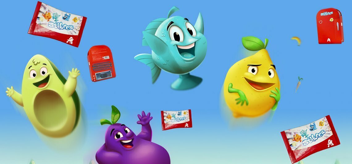 Stikeez chegaram à Auchan para ensinar aos mais pequenos sobre alimentação