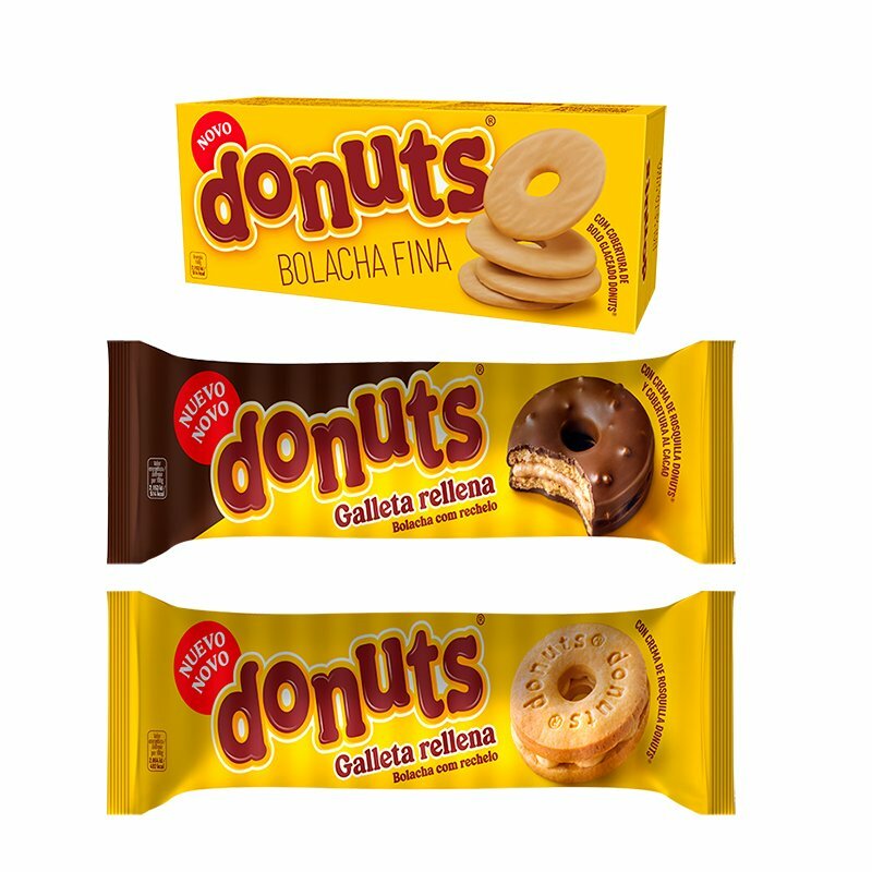 Donuts agora em bolachas