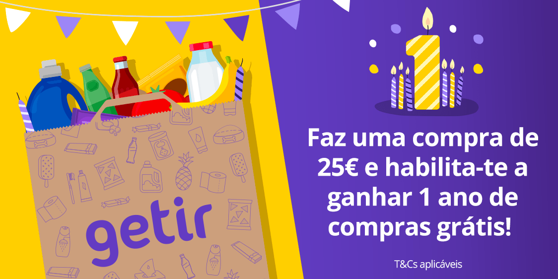Getir celebra primeiro aniversário em Portugal com um ano de compras gratuitas