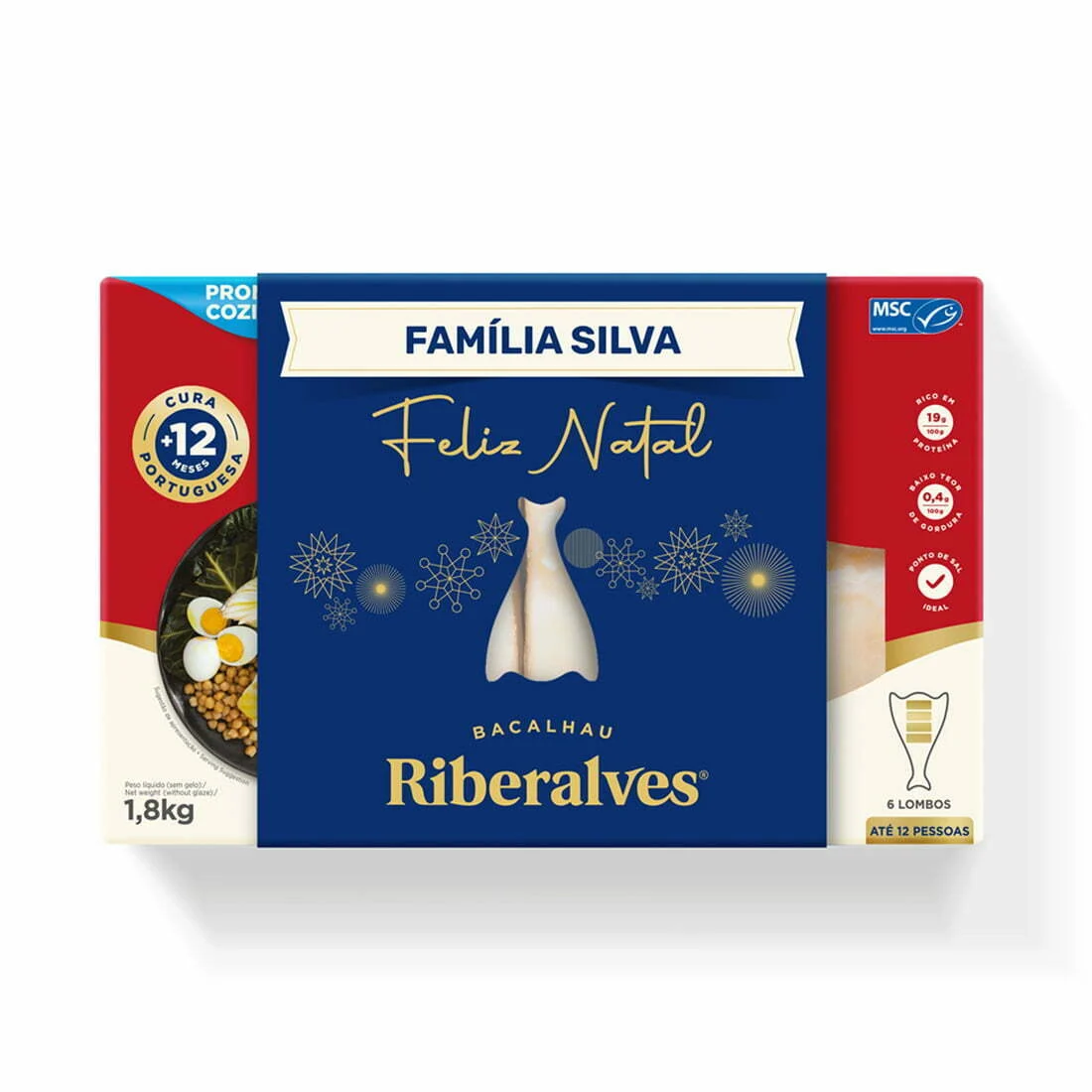 Bacalhau Riberalves lança pack especial de Natal