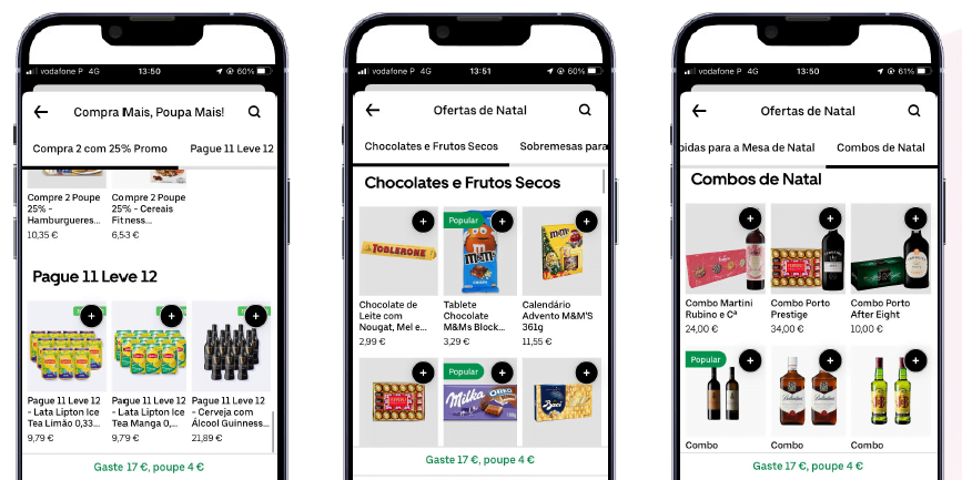 Uber Eats e Bairro juntam-se para entregar tudo o que é preciso para a época festiva
