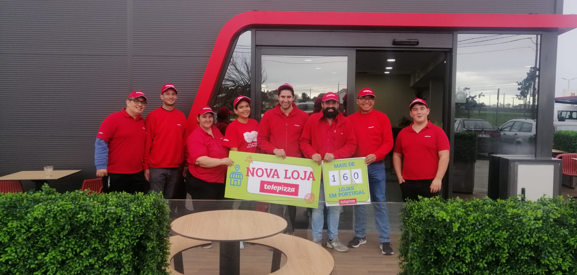 Telepizza chega às 160 lojas em Portugal com nova loja em Pombal
