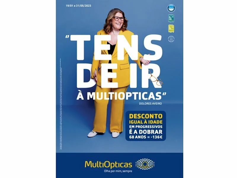 “Tens de ir à MultiOpticas” é o novo conceito de comunicação da marca para 2023