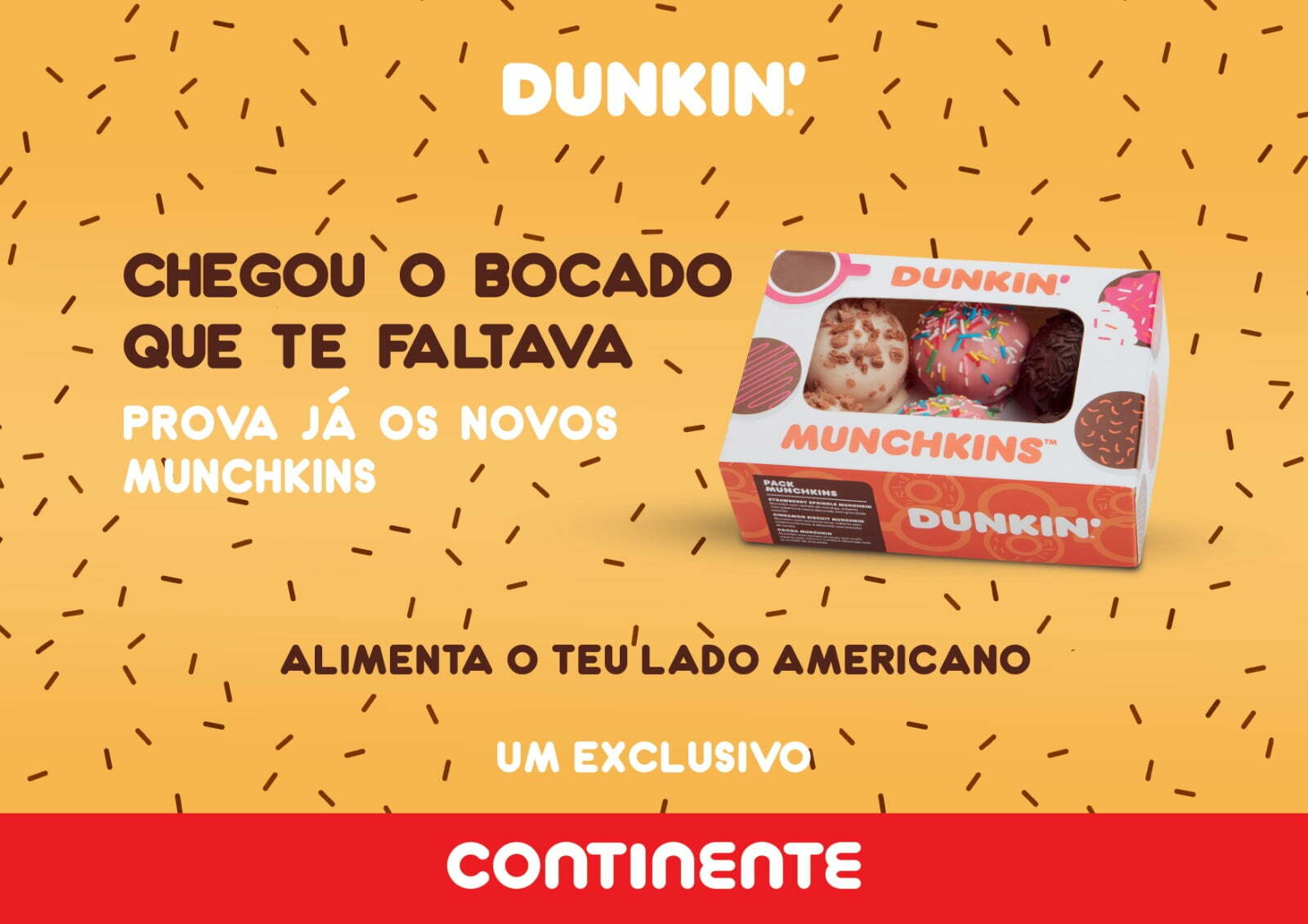 Dunkin’ Munchkins chegam a Portugal em exclusivo nas lojas Continente