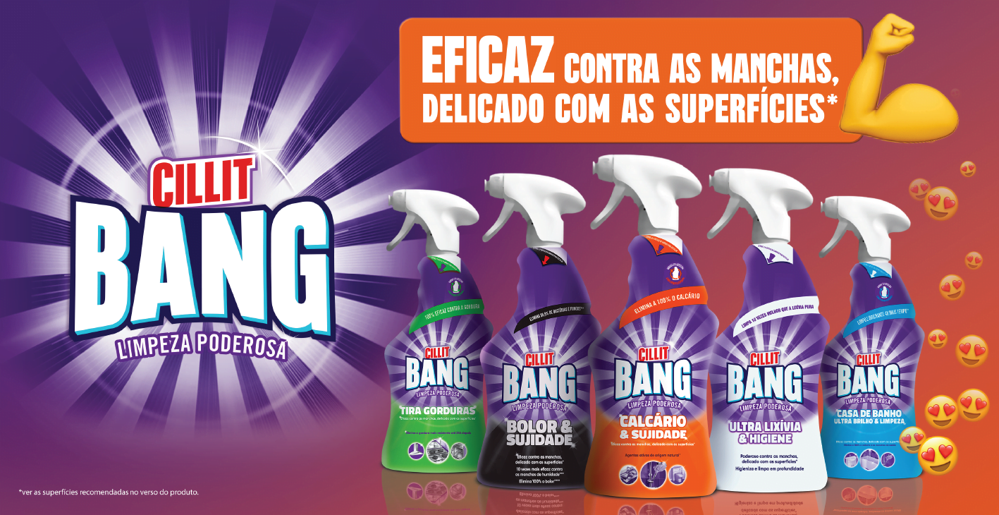 Cillit Bang relança gama com nova imagem