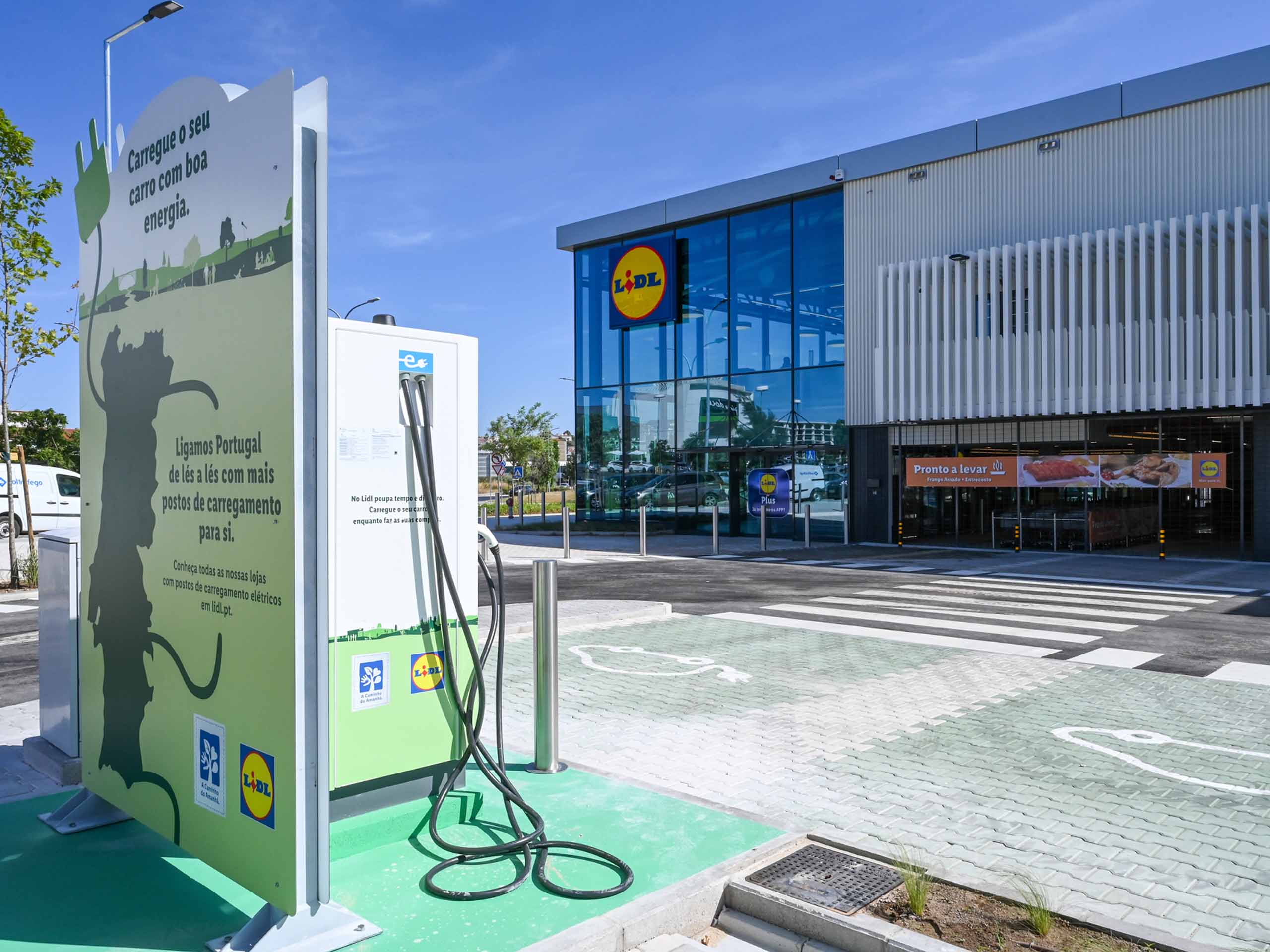 Lidl regista um aumento de 134% de utilização dos postos de carregamento elétricos