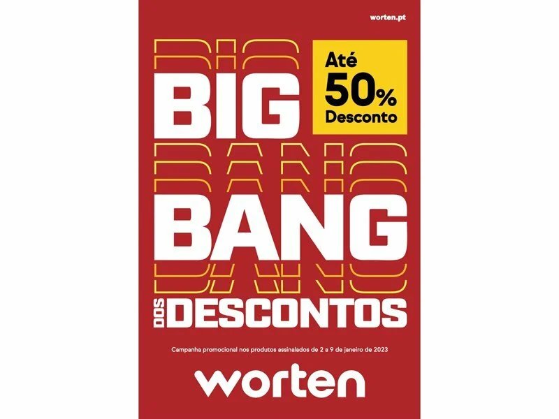 Worten começa o ano com um Big Bang de descontos