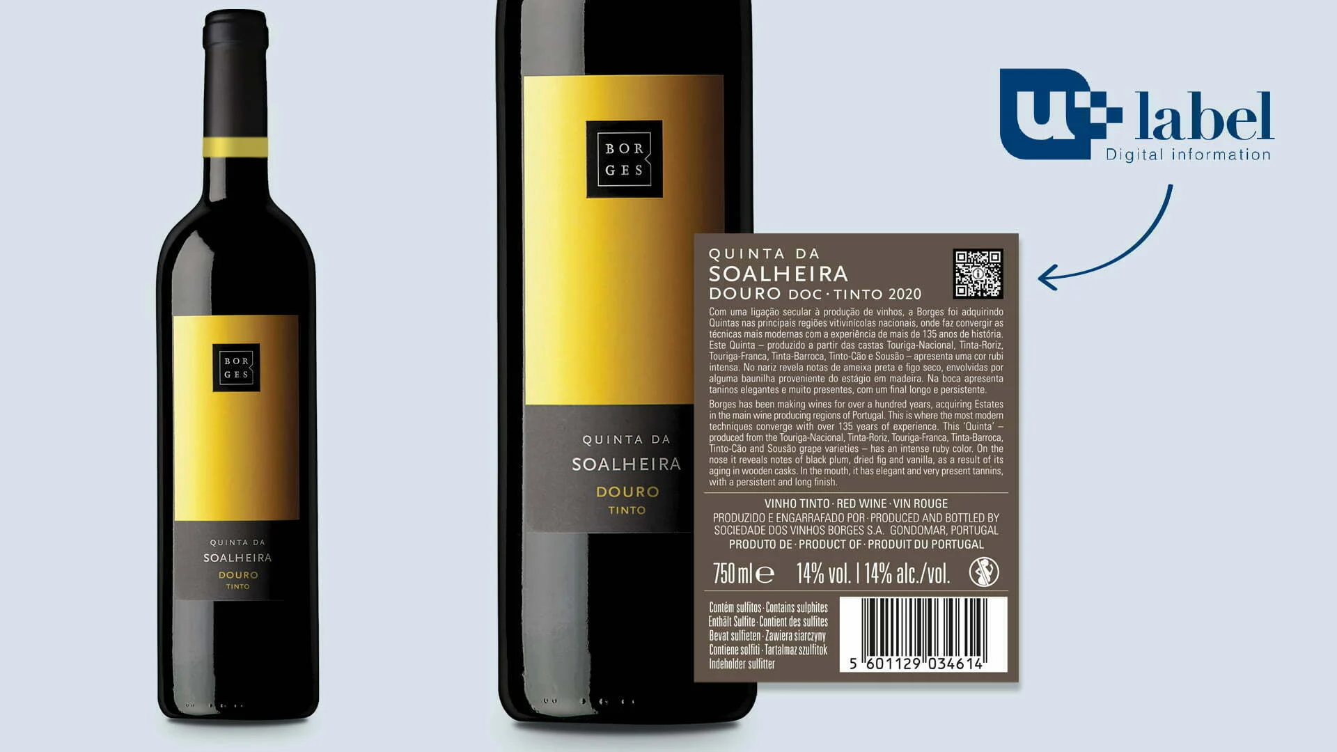 Vinhos Borges adota sistema de rótulos eletrónicos