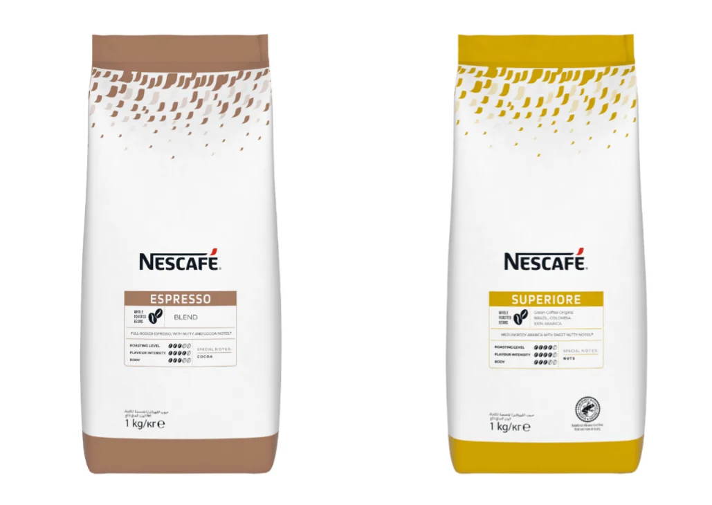 Nescafé lança novas embalagens de café profissional para melhorar a reciclabilidade