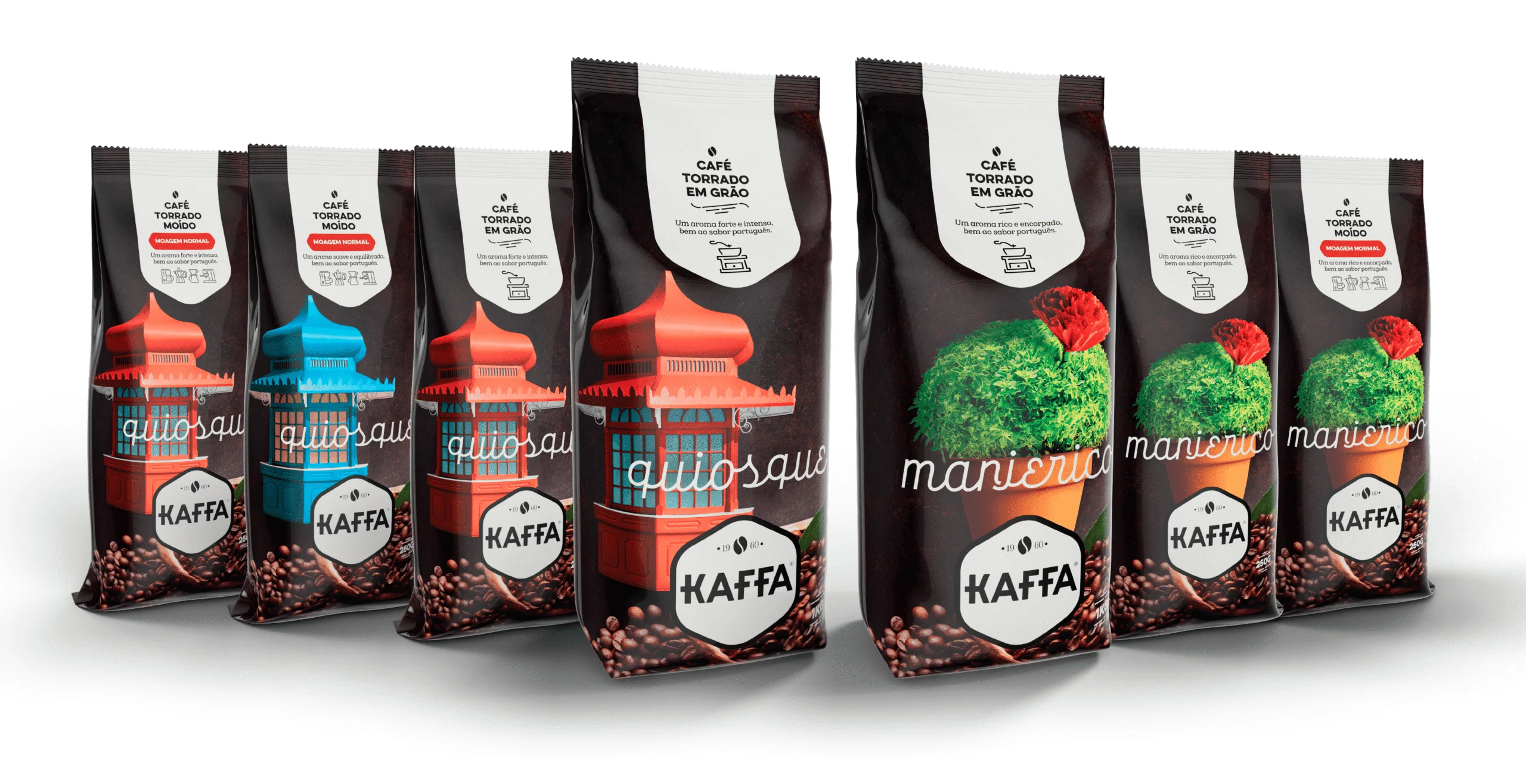KAFFA reforça portfólio de café em grão e lança primeiros produtos no segmento moídos