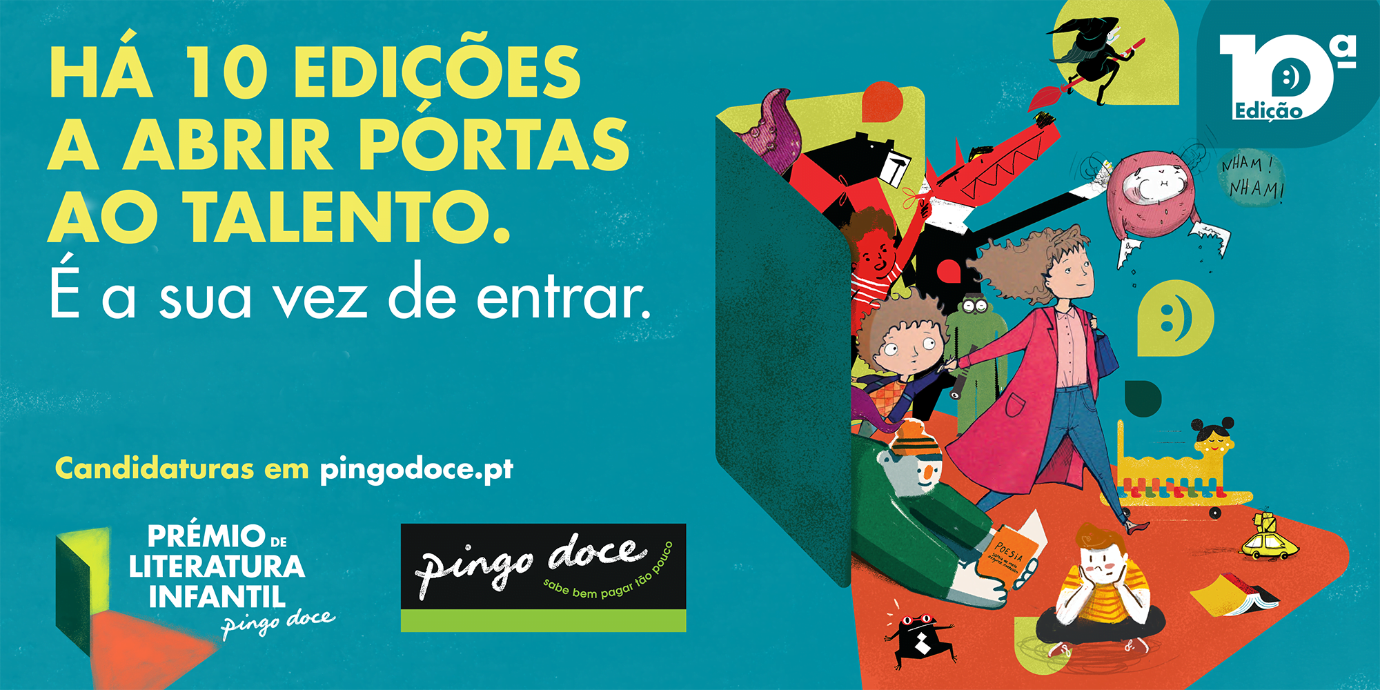 Já abriram as candidaturas para a 10.ª edição do Prémio de Literatura Infantil Pingo Doce