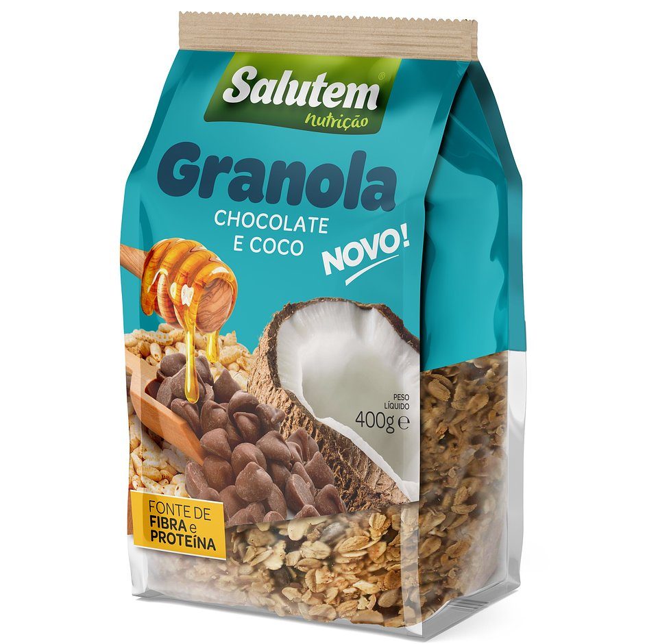 Salutem lança Granola de Chocolate e Coco