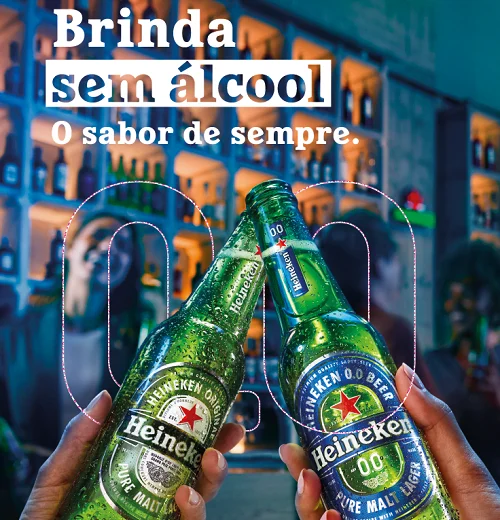 Heineken lança campanha “Brinda sem álcool. O sabor de sempre”