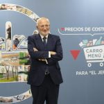 Juan Roig, presidente da Mercadona, após a realização da Conferência de Imprensa 2022.