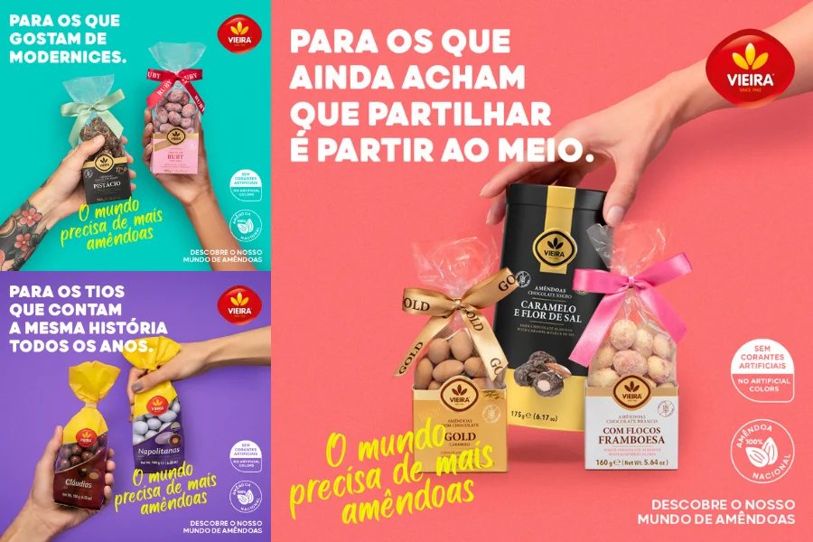Vieira lança três novos sabores de amêndoas para esta Páscoa