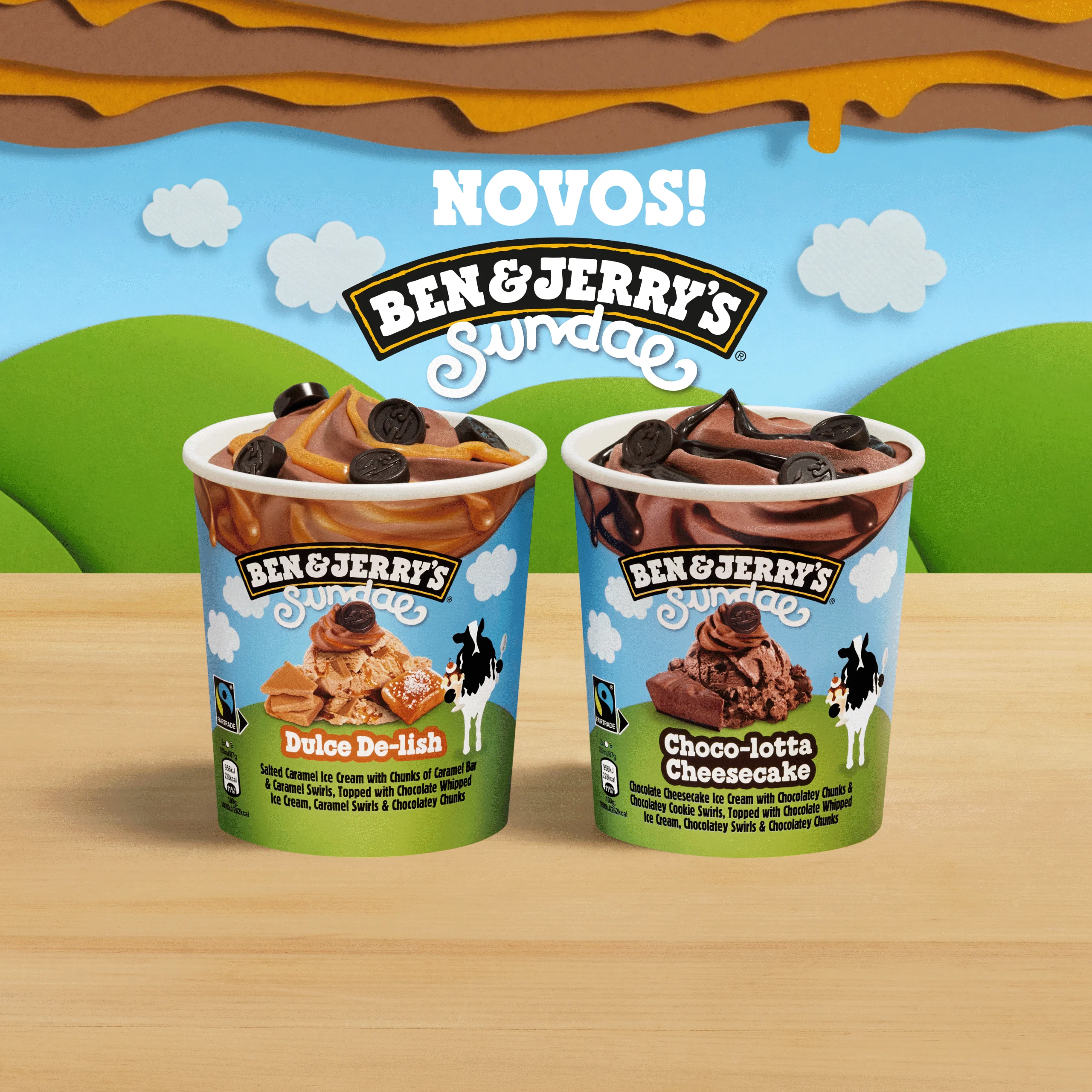 Ben & Jerry’s apresenta nova gama de gelados Sundae