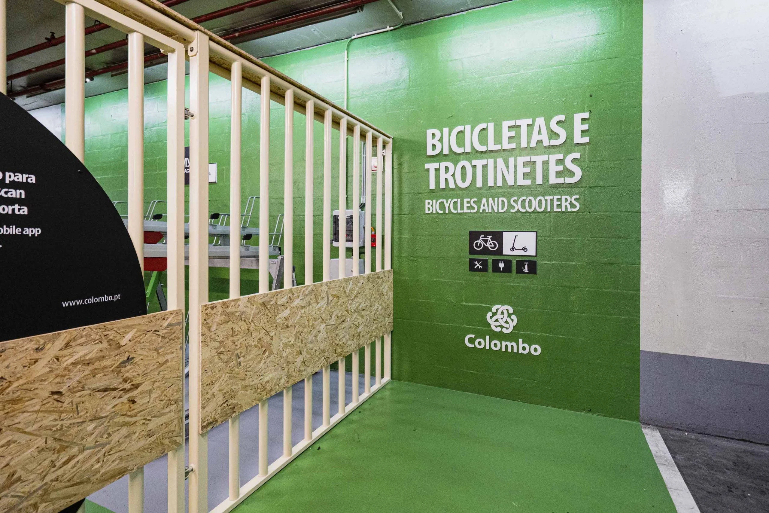 Colombo recebe o primeiro parque para bicicletas e trotinetes de Lisboa num centro comercial
