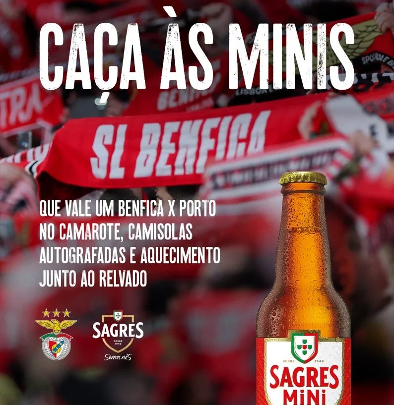 Cerveja Sagres lança ativação Caça às MiNis
