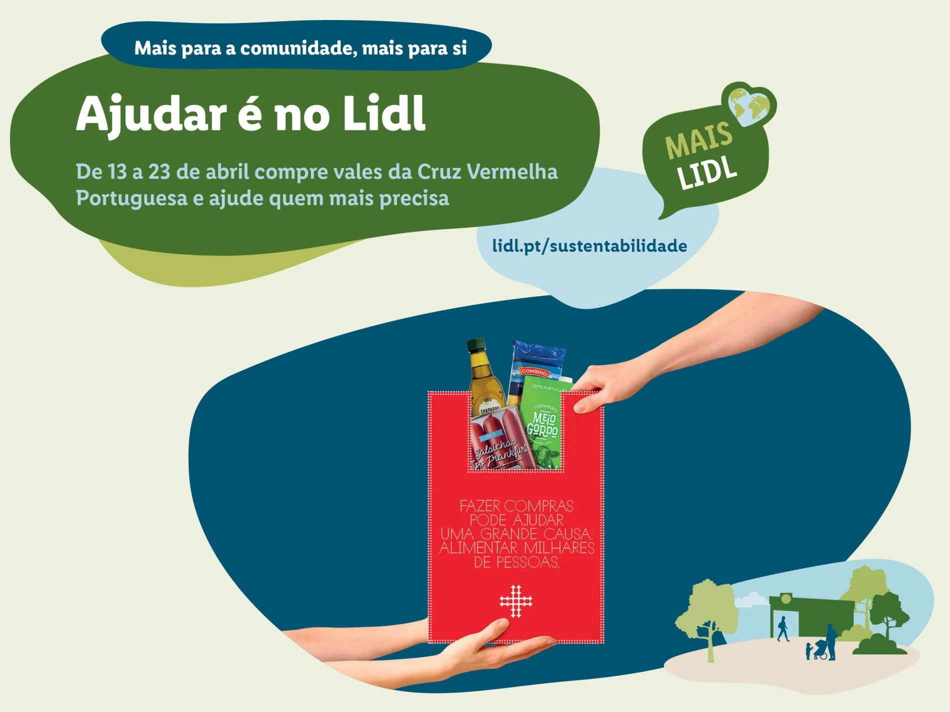 Lidl promove Shop for Goodness e apoia Cruz Vermelha Portuguesa