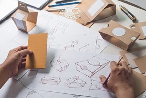 Designer sketching drawing design Brown craft cardboard paper product eco packaging mockup box development template package branding Label . designer studio concept . product, packaging, package, design, designer, template, development, recycle, eco, paper, cardboard, drawing, recycling, pack, branding, sketching, process, mockup, business, creative, packing, art, box, concept, craft, creation, creativity, desk, gift, graphic, imagination, job, label, marketing, office, people, person, plan, pouch, production, professional, project, retail, sketch, style, work, working, workplace
