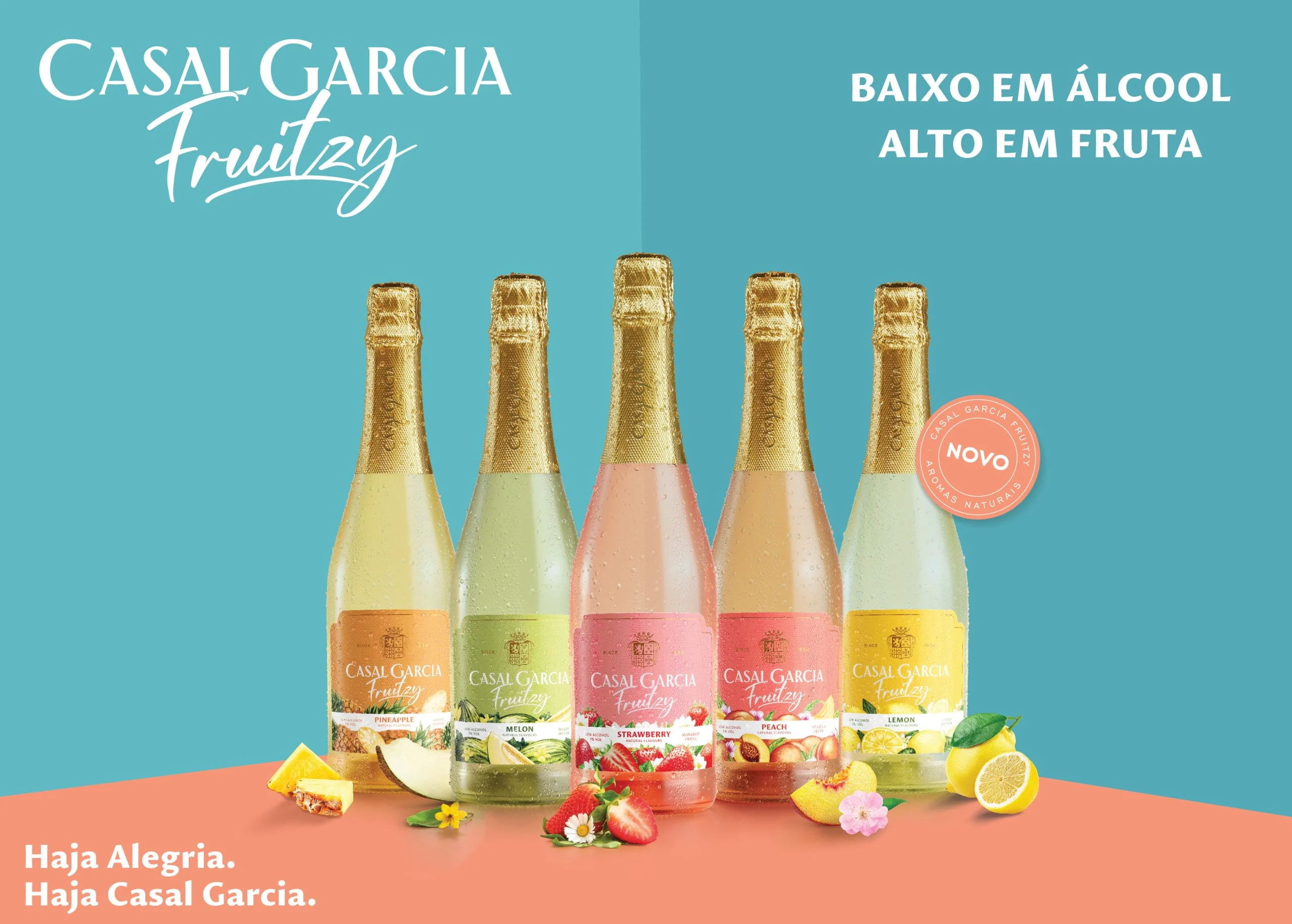 Casal Garcia Fruitzy alarga gama com três novos sabores