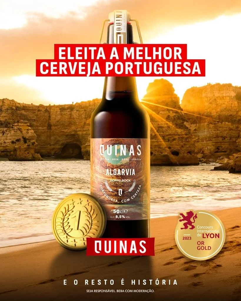 Cerveja Quinas conquista quatro prémios internacionais