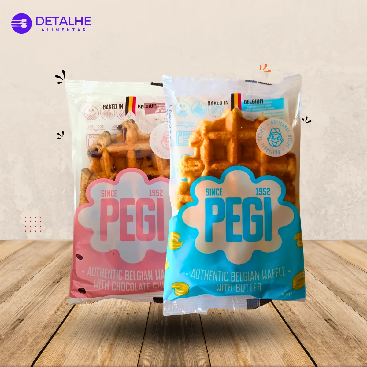 Waffles Pegi chegam a Portugal através da Detalhe Alimentar