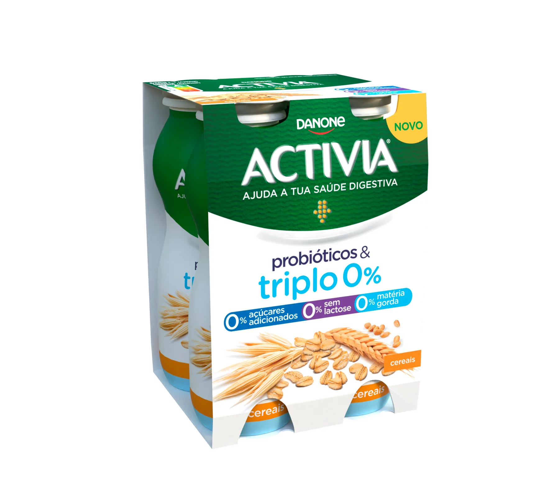 Activia lança nova fórmula livre de açúcares adicionados, lactose e matéria gorda