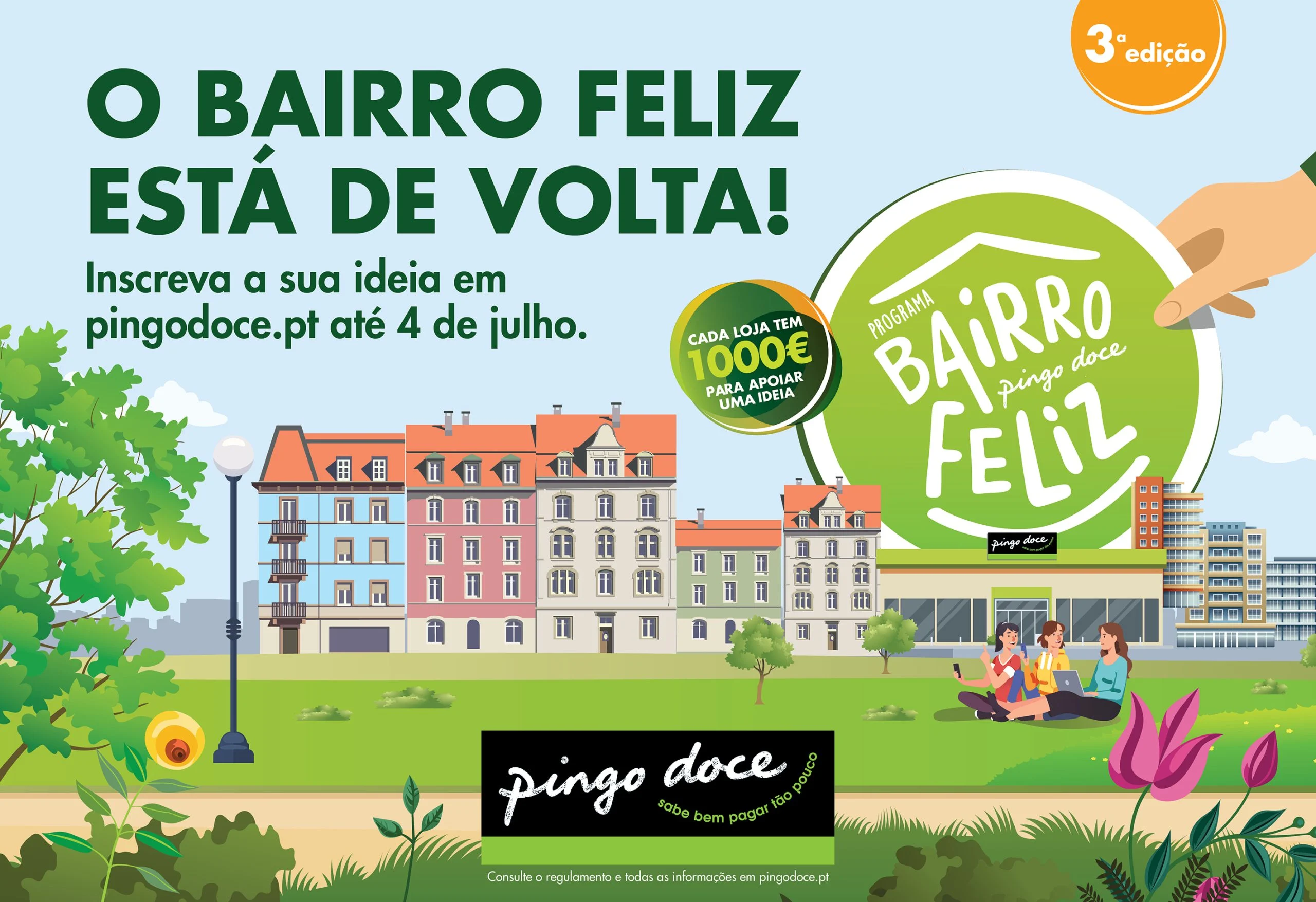 Pingo Doce lança 3.ª edição do Bairro Feliz